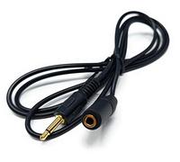 DRUT 1.2m 3.5mm Mono Jack to 3.5mm Socket Extension Cable Gold Connectors | Male Plug to Female Socket 3.9ft