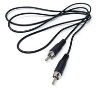 DRUT 1.2m Single RCA to RCA Phono Plug to Plug Audio Cable, Speaker Male to Male Lead 3.9ft