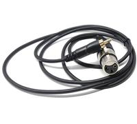 DRUT 1.5m 3-Pin XLR Female to RCA Phono Audio Cable - Gold-Plated Connector, Soft, flexible PVC Coat, for Microphone, CD Player, Speaker, Mixer & Amplifier 5ft