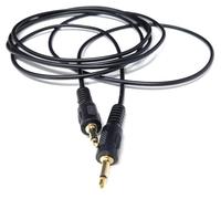 DRUT 1.5m Mono 3.5mm to 3.5mm Mono Jack Plug Male to Male Cable Lead Gold | Connectors 5ft