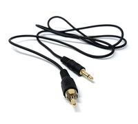 DRUT 1m 3.5mm Mono Jack Plug to RCA Phono Single Plug Cable | Dependable Single-Channel Sound Transfer