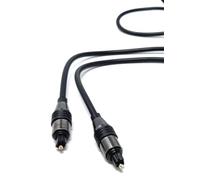DRUT 1m Digital Optical Audio Toslink Cable, Compatible with TV, Soundbar, Game Console, DVD Player, PC 3.3ft Black