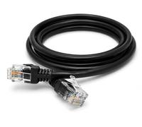 DRUT 1m RJ11 to RJ11 ADSL 2 High Speed Broadband Modem Telephone Cable Transmits Data Up to 100 Mbits/sec, 26 AWG Supports Analogue or Digital (DSL/ISDN) Applications 3.3ft Black