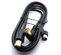 DRUT 1m TV RF Right Angle Male to Male Aerial Ante