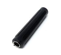 DRUT 1pcs 6.35mm to 6.35mm Stereo Jack Female To Female Adapter Joiner Cable Coupler, Gender Changer (Black)