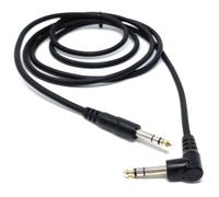 DRUT 2m 6.35mm 1/4" Stereo TRS Male Jack to Right Angled Male Jack, 6.5ft
