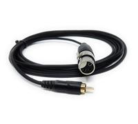 DRUT 3m 3-Pin XLR Female to RCA Phono Audio Cable - Gold-Plated Connector, Soft, flexible PVC Coat, for Microphone, CD Player, Speaker, Mixer & Amplifier 10ft