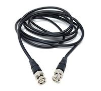 DRUT 3m BNC Male to BNC Male Coax Lead 50 Ohm RG58/58U Coaxial Cable for Analogue and Serial Digital Interface Video Signals and CCTV Camera Equipment 10ft