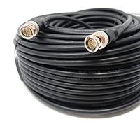DRUT 50m BNC to BNC Cable Lead, Coaxial RG59/RG59U 75ohm for CCTV Video Camera, Male to Male Plugs 164ft
