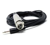 DRUT 5m 3.5mm Mono AUX Jack to XLR Female Socket Microphone Lead Cable