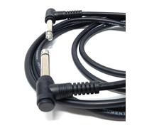 DRUT 6m 6.35mm 1/4" TS Mono Jack to Jack Plug Lead for Guitar, Amplifiers