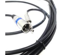DRUT 6m XLR Male to 6.35mm TS Mono Male Plug Audio Connector, Microphone Screened Cable for Amplifiers, Music Instruments 20ft