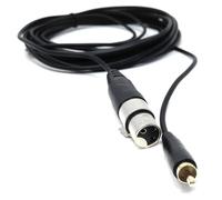 DRUT 7.5m 3-Pin XLR Female to RCA Phono Audio Cable - Gold-Plated Connector, Soft, flexible PVC Coat, for Microphone, CD Player, Speaker, Mixer & Amplifier 24.6ft