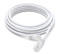 DRUT RJ11 to RJ11 ADSL 2 Modem Telephone Cable, 5m, 16.5ft White