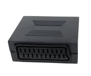 DRUT SCART Coupler 21 Pin Female to Female Socket Connector for Join Two Scart Cables Together, Gender Changer, Adapter