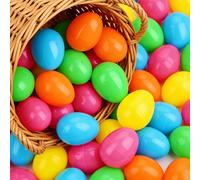 Druvian 48 Pcs Easter Eggs, Premium Plastic Solid Color Egg Set, Vibrant Multicolor Easter Egg Mix, Spring Egg Collection for Egg Hunt and Party Activities