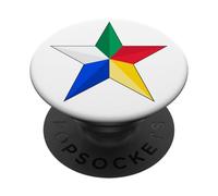 Druze flag, Al Muwahhidun, Druze star symbol flag druze PopSockets Adhesive PopGrip