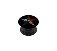 Druze flag, Al Muwahhidun, Druzen star symbol flag druze PopSockets Adhesive PopGrip