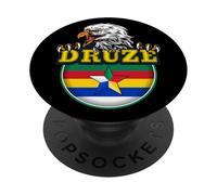 Druze star,Druze flag,Druze symbol,As Suwayda,Syria,Lebanon. PopSockets Adhesive PopGrip