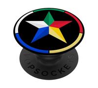 Druze star,Druze flag,Druze symbol,As Suwayda,Syria,Lebanon. PopSockets Adhesive PopGrip
