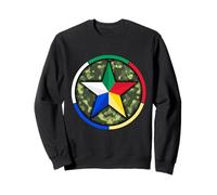 Druze star,Druze flag,Druze symbol,As Suwayda,Syria,Lebanon. Sweatshirt