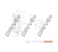 Fuel filter Filter Insert DP1110.13.0077 Drve+ for OPEL CORSA D Hatchback Van