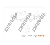 FUEL FILTER DP1110.13.0079 FOR AUDI CMGB/CGLC 2.0L 4cyl A6