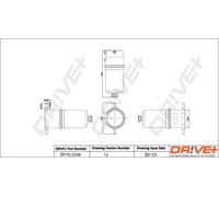 Drve+ DP1110.13.0144 Fuel filter for VW