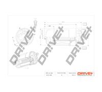 Fuel filter In-Line Filter DP1110.13.0290 Drve+ for OPEL CORSA D Hatchback Van