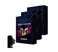 Drvorer Men's Coffee-Drvorer New Men's Energy Coffee,Energy-boosting coffee,Energy Supplements,The Secret To Strong Men,StrengthMen's Energy Coffee (3Box, Coffee)