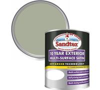 DRW Bay Tree 10 Year Satin Multi Surface Paint 750ml | Interior and Exterior Wood Metal and PVC Paint | High Shine Durable Satin Finish