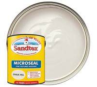 DRW Chalk Hill Microseal Smooth Masonry Paint 5L | Exterior Wall Paint for Brick Render Concrete and Stone | Long Lasting Weather Protection | Smooth Matt Masonry Finish for Exterior Walls