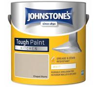 DRW Chapel Stone Kitchen Matt Emulsion Paint 2.5L | Grease Resistant Interior Wall Paint | Durable Wipeable Finish for Kitchens and Dining Areas