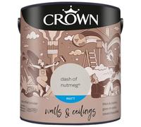 DRW Dash Of Nutmeg Matt Emulsion Paint 2.5L | Interior Wall and Ceiling Paint | Smooth Flat Matt Finish | Durable Everyday Room Paint for Living Room Bedroom Hallway and Dining Room