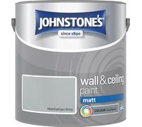 DRW Manhattan Grey Wall and Ceiling Paint 2.5L | Matt Emulsion Paint for Interior Walls and Ceilings | Smooth Flat Finish for Living Rooms Bedrooms Hallways and Dining Rooms