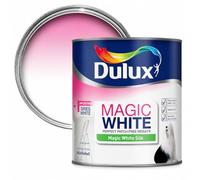 DRW Pure Brilliant White Magic Silk Emulsion Paint 2.5L | Interior Wall and Ceiling Paint | Colour Changing Application Technology | Smooth Matt Finish for Living Room Bedroom Hallway