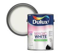 DRW Pure Brilliant White Magic Silk Emulsion Paint 5L | Interior Wall and Ceiling Paint | Colour Changing Application Technology | Smooth Matt Finish for Living Room Bedroom Hallway