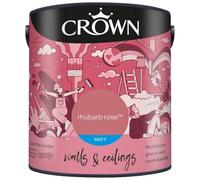 DRW Rhubarb Rose Matt Emulsion Paint 2.5L | Interior Wall and Ceiling Paint | Smooth Flat Matt Finish | Durable Everyday Room Paint for Living Room Bedroom Hallway and Dining Room