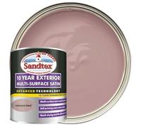 DRW Vintage Pink 10 Year Satin Multi Surface Paint 750ml | Interior and Exterior Wood Metal and PVC Paint | High Shine Durable Satin Finish