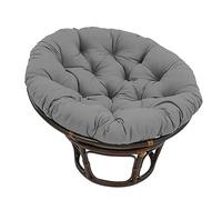 DRXRD Coussin Papasan Épais pour Siège de Fauteuil Suspendu Confort Ultime pour Terrasse, Véranda, Jardin et Intérieur(Dark gray,70 * 70)