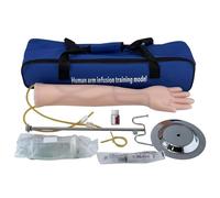 DRXRD IV Practice Arm Model Phlebotomy Practice Kit with Complete Set of Accessories and Storage Bags for Practice Venous Sampling, Blood Transfusion, Venipuncture and Phlebotomy