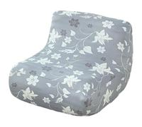 DRXRD Single Seated Lazy Sofa Cover, Armless Floor Sofa Couch Cover,One Piece High Stretch Slipcover Tatami Chair Cover,Removable Machine Washable Cover(F 1