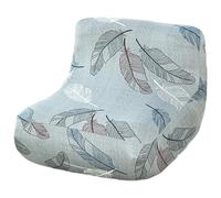 DRXRD Single Seated Lazy Sofa Cover, Armless Floor Sofa Couch Cover,One Piece High Stretch Slipcover Tatami Chair Cover,Removable Machine Washable Cover(L 1