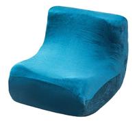 DRXRD Single Seated Lazy Sofa Cover, Armless Floor Sofa Couch Cover,One Piece High Stretch Slipcover Tatami Chair Cover,Removable Machine Washable Cover Peacock blue 1
