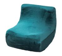 DRXRD Single Seated Lazy Sofa Cover,Armless Sofa Cover,One Piece High Stretch Slipcover Tatami Chair Cover,Removable Machine Washable Cover Dark green 1
