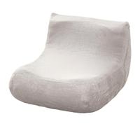 DRXRD Stretch Lazy Floor Sofa Cover, Fireside Chair Cover Soft Removable Armless Floor Sofa Couch Cover Washable for Living Room Bedroom Light gray 1