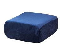 DRXRD Stretch Lazy Floor Sofa Cover, Fireside Chair Cover Soft Removable Armless Floor Sofa Couch Cover Washable for Living Room Bedroom Navy blue 2