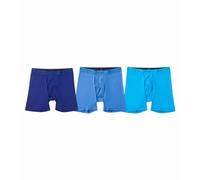 Dry Action Long Boxer Briefs (3-Pack) by PAIR OF THIEVES, Blue, XXL