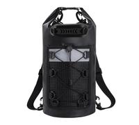 Dry Bag, 10L/20L/30L Waterproof Dry Bag, Roll Top Lightweight Dry Storage Bag Backpack, Floating Dry Sack with Adjustable Shoulder Straps for Travel, Kayaking, Boating, Camping, Beach (Black, 30L)