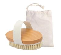 Dry Body Brush with Natural Vegetable Bristles in Tampico Exfoliating Removes Cellulite Dead Skin and Promotes Lymphatic Drainage, Circulation Scrub and Dry Brushing Davilis®